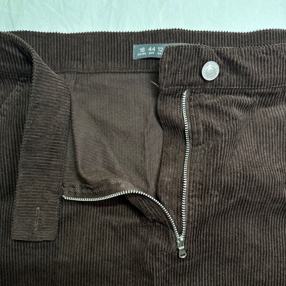 NWT - PRIMARK Corduroy Mini Skirt Denim co. Brown *NEW* with Tag - Size 12 - Picture 4 of 9